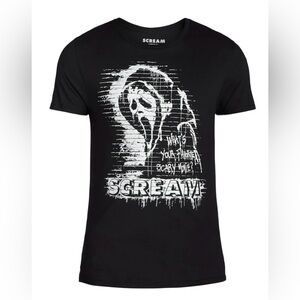 Scream Men’s and Big Men's Ghostface Graphic Cotton Tee with Short Sleeves